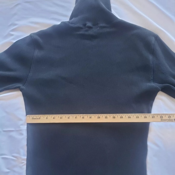 RRL Double RL Ralph Lauren Thermal Waffle Knit Turtle Neck Sweater Mens Large L - Picture 8 of 15